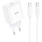 Зарядное устройство HOCO C76A Pro Speed Source 1xUSB-C PD30W White w/Type-C cable (6942007616324)