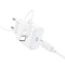 Зарядное устройство HOCO C76A Pro Speed Source 1xUSB-C PD30W White w/Type-C cable (6942007616324)