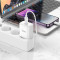 Зарядное устройство HOCO C76A Pro Speed Source 1xUSB-C PD30W White w/Type-C to Lightning cable (6942007616317)
