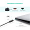 Кабель UGREEN US242 Type-C to Mini-USB 5-Pin 1м Black (50445)