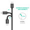 Кабель UGREEN US242 Type-C to Mini-USB 5-Pin 1м Black (50445)