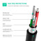 Кабель UGREEN US242 Type-C to Mini-USB 5-Pin 1м Black (50445)