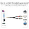Кабель UGREEN AV116 mini-jack 3.5 mm (M) - 2RCA (M) 3м Black (10590)