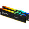 Модуль пам'яті KINGSTON FURY Beast RGB DDR5 EXPO DDR5 5600MHz 128GB Kit 2x64GB Black (KF556C36BBEAK2-128)