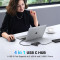 USB-хаб UGREEN CM806 USB-C to 2xUSB-A + 2xUSB-C 3.2 Gen2 10Gbps Black (35583)
