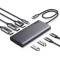 Порт-репликатор UGREEN CM639 8-in-1 USB 3.2 Type-C to 2xUSB-A 3.2/2xUSB-C 3.2/2xHDMI DP 4K@6Hz/PD100W (35625)