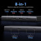 Порт-репликатор UGREEN CM639 8-in-1 USB 3.2 Type-C to 2xUSB-A 3.2/2xUSB-C 3.2/2xHDMI DP 4K@6Hz/PD100W (35625)