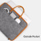 Сумка для ноутбука BOONA Laptop Bag M 14" Gray/Brown