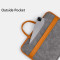 Сумка для ноутбука BOONA Laptop Bag M 14" Gray/Brown