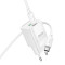 Зарядний пристрій HOCO C149A Charm 1xUSB-A, 1xUSB-C, PD30W, QC3.0 White w/Type-C cable (6942007630351)