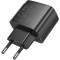 Зарядний пристрій HOCO CS61A Bright 1xUSB-A, 1xUSB-C, PD30W, QC3.0 Black (6942007638425)