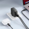 Зарядний пристрій HOCO CS63A Bright GaN 1xUSB-A, 1xUSB-C, PD65W, QC3.0 Black (6942007638470)