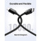 Кабель UGREEN HD119 4K HDMI Cable Braided HDMI v2.0 10м Black (40104)
