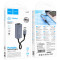 Мережевий адаптер HOCO UA37 USB Ethernet Adapter Metal Gray