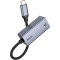 Сетевой адаптер HOCO UA37 Type-C Ethernet Adapter Metal Gray