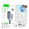 Сетевой адаптер HOCO UA37 Type-C Ethernet Adapter Metal Gray