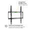 Кріплення настінне для ТВ BRATECK KL37-44F 32"-75" Black