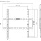 Кріплення настінне для ТВ BRATECK KL37-44F 32"-75" Black