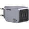 Зарядний пристрій UGREEN X707 Nexode Pro GaN 45W 2xUSB-C, QC3.0, PD3.0 Wall Charger Gray (35008)