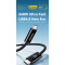 Кабель ESSAGER PD240W Type-C Fast Charging Cable USB4.0 1м Black (EXCTT4-PL01-P)