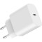 Зарядное устройство GEMBIRD 1xUSB-C, PD 20W White (TA-UC-PD20-01-W)