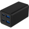 Зарядний пристрій GEMBIRD 2xUSB-A, 2xUSB-C, PD+QC3.0, GaN 65W Black (TA-UC-2A2C-PD65-01-BK)