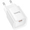 Зарядний пристрій HOCO C146A Charm 1xUSB-C, PD20W, QC3.0 White (6942007630245)