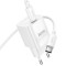 Зарядний пристрій HOCO C146A Charm 1xUSB-C, PD20W, QC3.0 White w/Type-C cable (6942007630269)