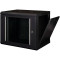 Настінна шафа 19" HYPERNET PL-WMNC-6U-Black (6U, 600x450мм, RAL9005)