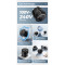 Перехідник мережевий ESSAGER Global Universal Adapter UK Male to EU Female Black