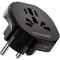 Універсальний дорожній перехідник ESSAGER Global Universal Adapter EU Male to World Female Black