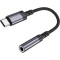 Адаптер BOROFONE BV24 Graceful Digital Audio Converter Cable USB-C to 3.5mm Gray