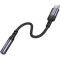 Адаптер BOROFONE BV24 Graceful Digital Audio Converter Cable USB-C to 3.5mm Gray