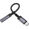 Адаптер BOROFONE BV24 Graceful Digital Audio Converter Cable USB-C to 3.5mm Gray