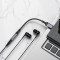 Адаптер BOROFONE BV24 Graceful Digital Audio Converter Cable USB-C to 3.5mm Gray
