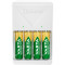Зарядное устройство VARTA Plug Charger + 4xAA 2100mAh (57657 101 451)