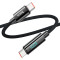 Кабель HOCO U125 Benefit Type-C to Type-C PD 100W 1.2м Black