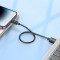 Кабель HOCO X96 Hyper USB-A to Lightning 0.25м Black