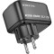 Мережевий фільтр-розетка BOROFONE BAC14 Wide Black, 1xUSB-C, 2xUSB