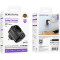 Мережевий фільтр-розетка BOROFONE BAC14 Wide Black, 1xUSB-C, 2xUSB