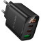 Зарядний пристрій BOROFONE BA98A Ilustre 1xUSB-A, 2xUSB-C, PD30W, QC3.0 Black