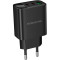 Зарядний пристрій BOROFONE BA98A Ilustre 1xUSB-A, 2xUSB-C, PD30W, QC3.0 Black