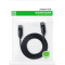 Патч-корд UGREEN NW122 U/UTP Cat.6a CU 10м Black (70656)