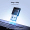 Bluetooth адаптер UGREEN CM748 Bluetooth 5.4 Adapter Black (45134)