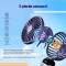 Портативний ручний вентилятор XOKO F03 Digital Display Hendheld Fan Green