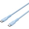 Кабель CANYON OnWire 60CL Type-C to Type-C Color Braided 60W 1м Light Blue (CND-CCAP60AB10LBL)