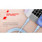 Кабель CANYON OnWire 60CL Type-C to Type-C Color Braided 60W 1м Pink (CND-CCAP60AB10PK)