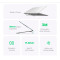 Підставка для ноутбука UGREEN LP846 Invisible Portable Desktop Laptop Stand 13-16" Silver (45415)