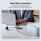 USB-хаб UGREEN CM653 4-in-1 USB-A to 4xUSB-A 3.2 Gen1 Black (15548)