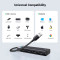 USB-хаб UGREEN CM653 4-in-1 USB-A to 4xUSB-A 3.2 Gen1 Black (15548)